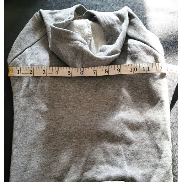 Zack & Zoey Gray Dog Hoodie Sweater with Pocket Size M - Picture 3 of 6
